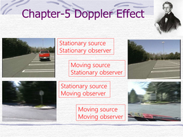 Chapter-5 Doppler Effect