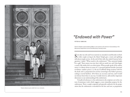 “Endowed with Power”