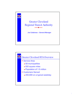 Greater Cleveland Regional Transit Authority