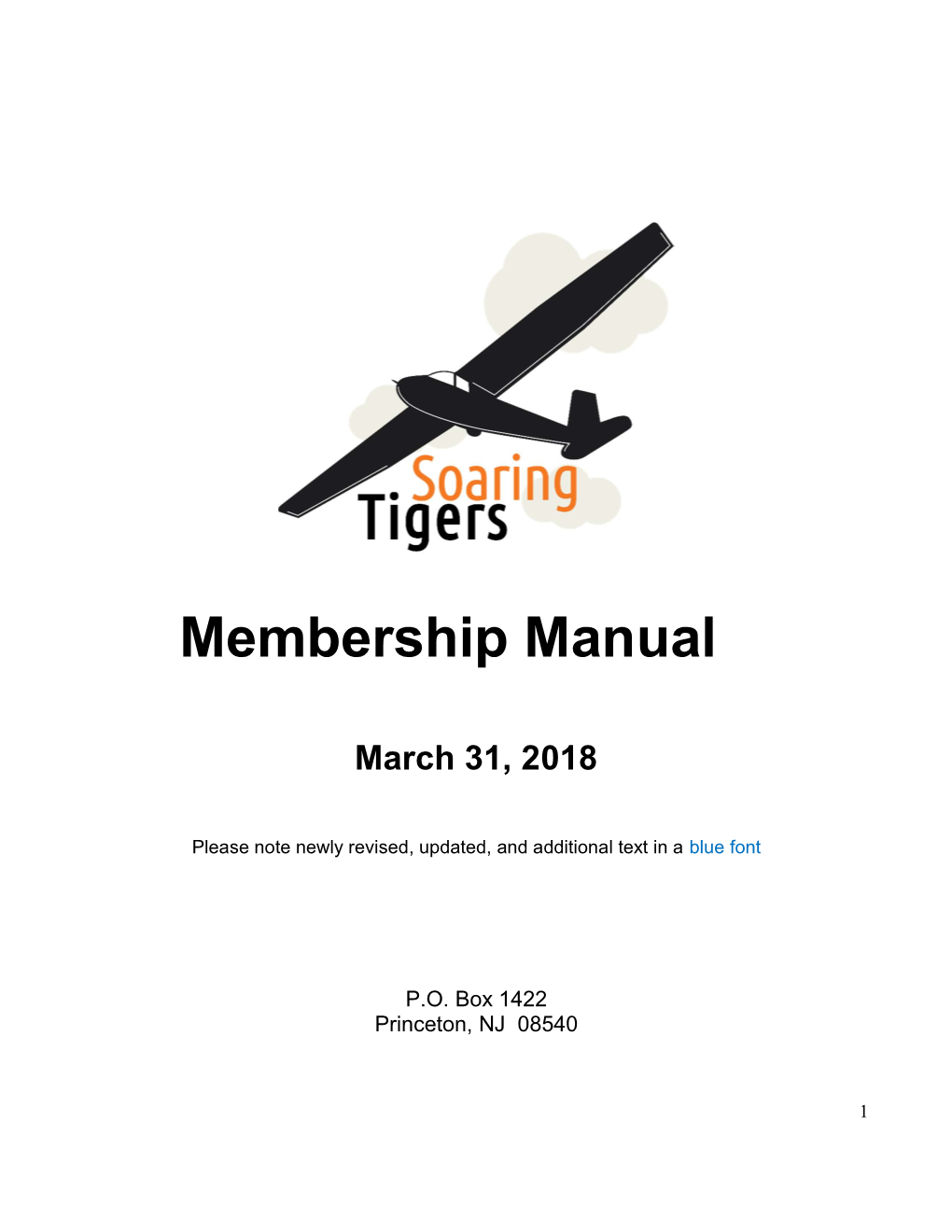 Membership Manual