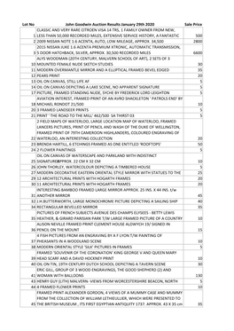 Lot No John Goodwin Auction Results January 29Th 2020 Sale Price 1