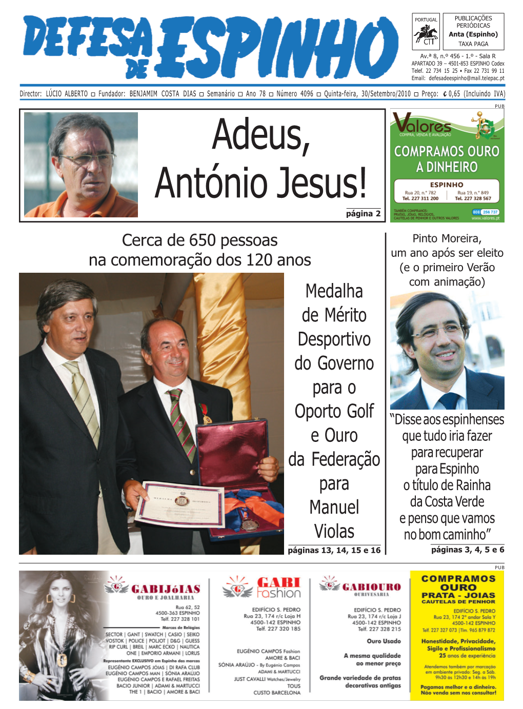 Adeus, António Jesus!