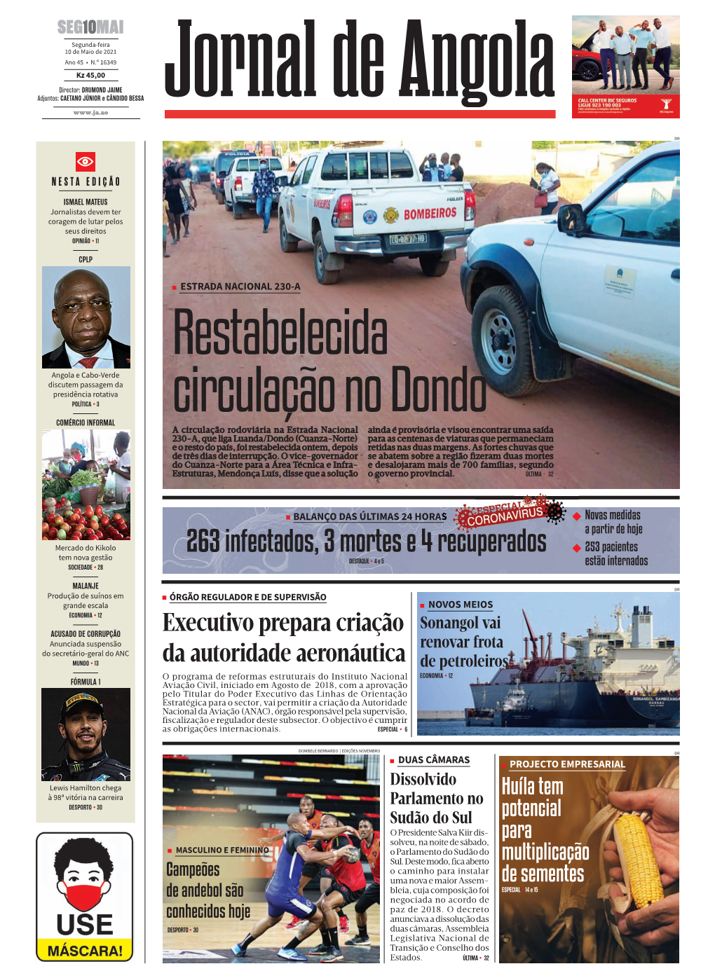 Download Jornal De Angola 10.05.2021