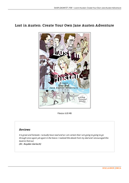 Read Ebook Lost in Austen: Create Your Own Jane Austen Adventure