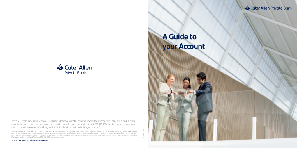 A Guide to Your Account