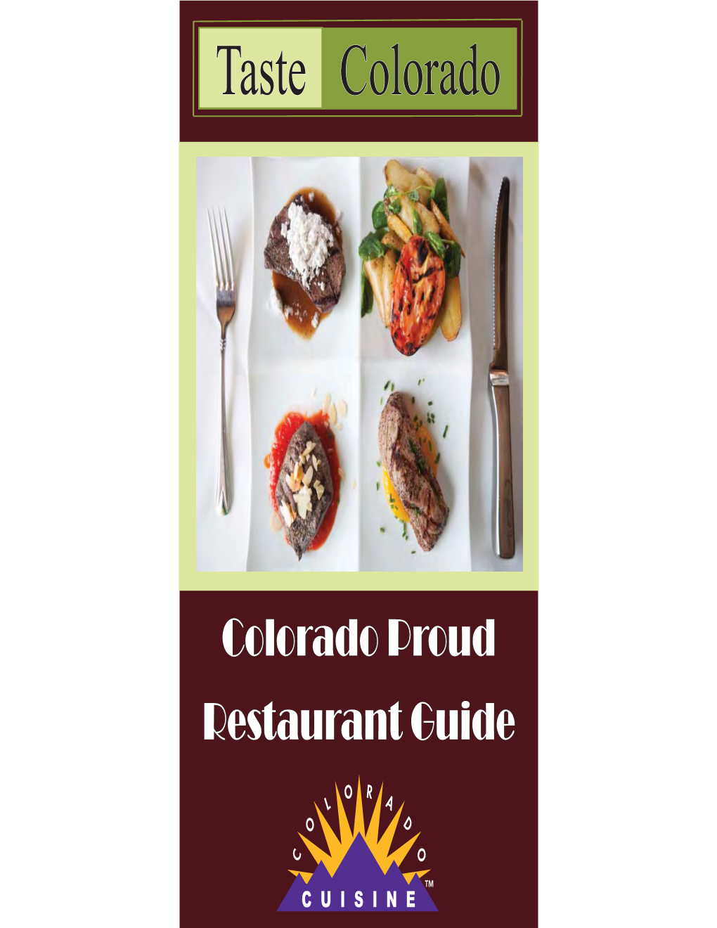 Colorado Proud Restaurant Guide