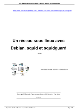 Un Réseau Sous Linux Avec Debian, Squid Et Squidguard