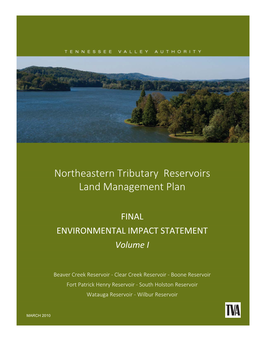 Northeastern Tributary Reservoirs Land Management Plan