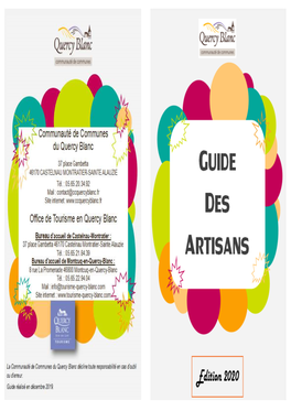 Guide Pratique Des Artisans