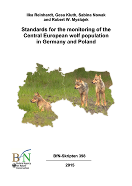 Standards for the Monitoring of the Central European Wolf Population in Germany and Poland