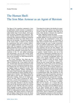 The Human Shell: the Iron Man Armour As an Agent of Heroism