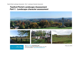 Landscape Character Assessment