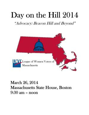 Day on the Hill 2014 “Advocacy: Beacon Hill and Beyond”
