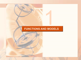 Functions and Models Functions and Models