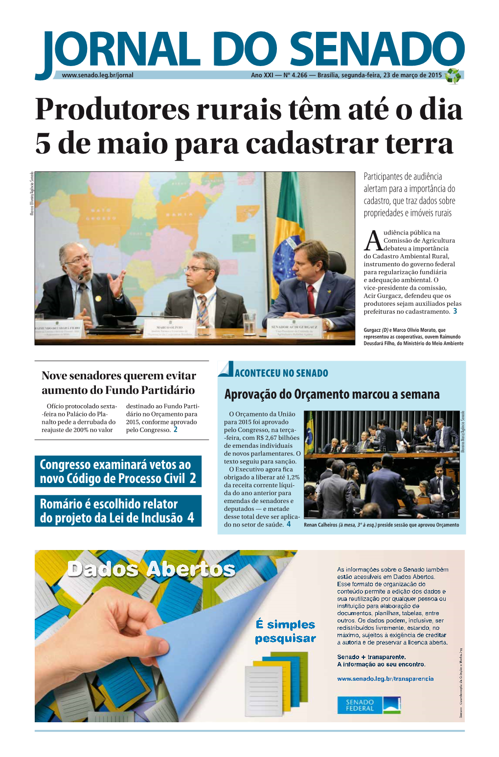 Matéria Do Jornal Do Senado Federal Sobre O Seminário Educação