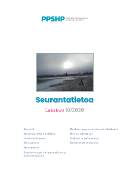 Seurantatietoa 10/2020