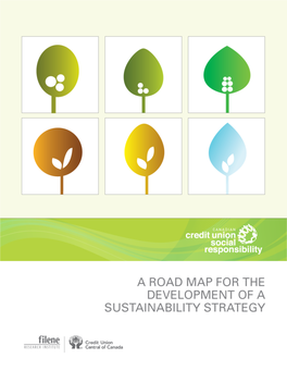 Credit Union Social Responsibility: a Road Map for the Development of a Sustainability Strategy Jointly with the Filene Research Institute