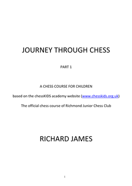Journey Through Chess Richard James