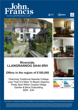 Riverside, LLANGRANNOG SA44 6RH