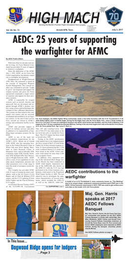 AEDC: 25 Years of Supporting the Warfighter for AFMC by AEDC Public Affairs