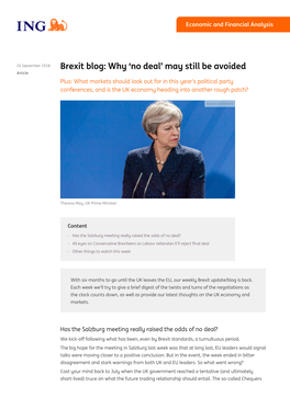 PDF | Brexit Blog: Why 'No Deal' May Still Be Avoided