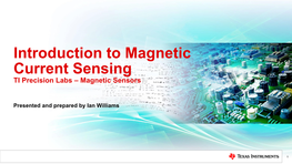 Introduction to Magnetic Current Sensing.Pdf