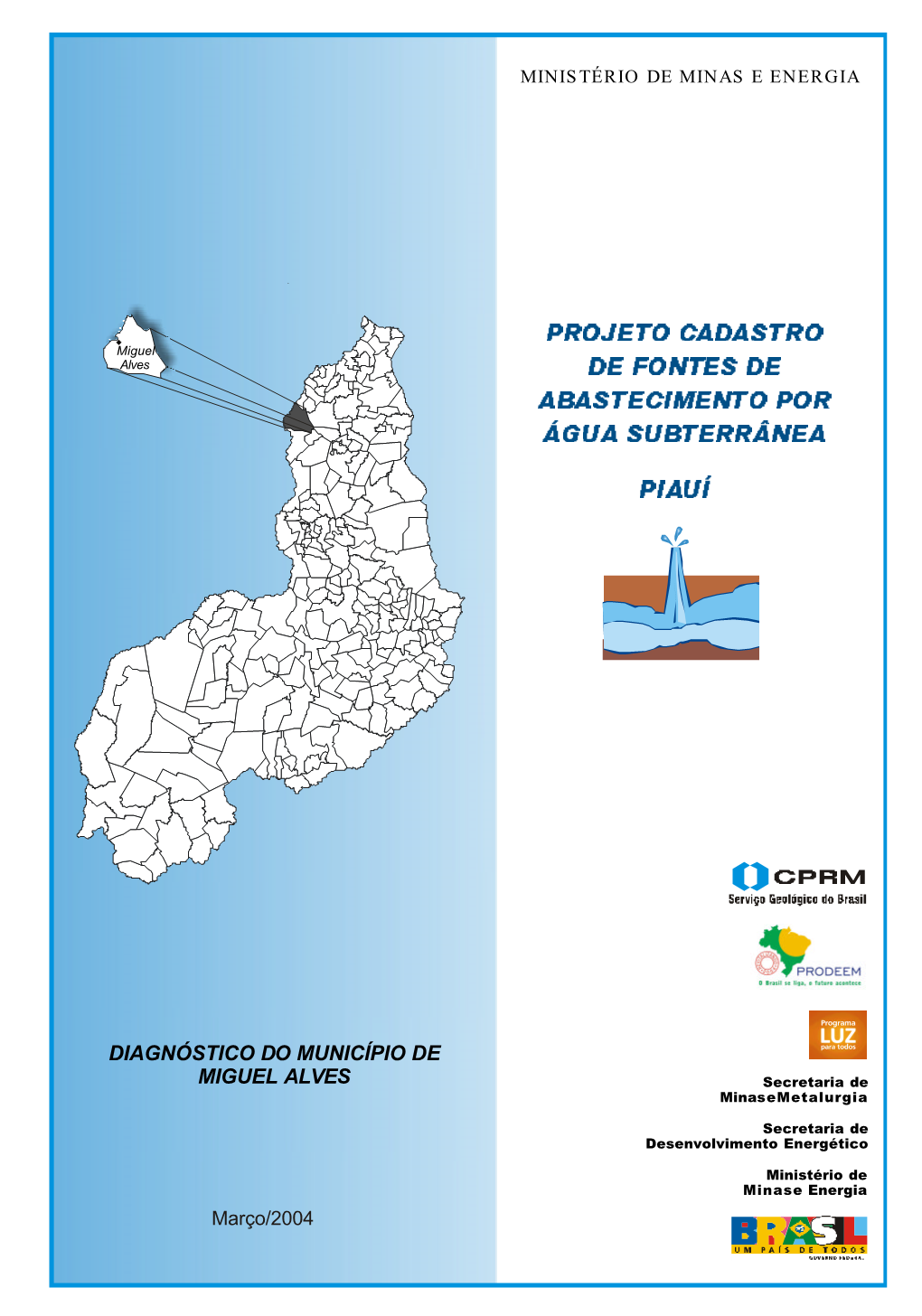 Diagnóstico Do Município De Miguel Alves