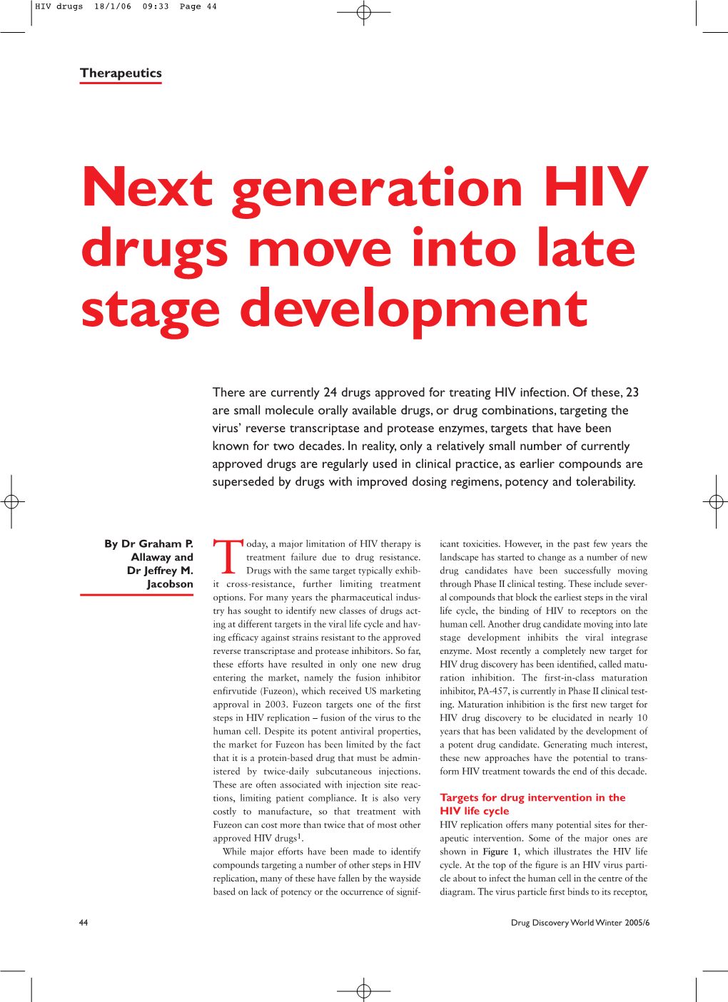 HIV Drugs 18/1/06 09:33 Page 44