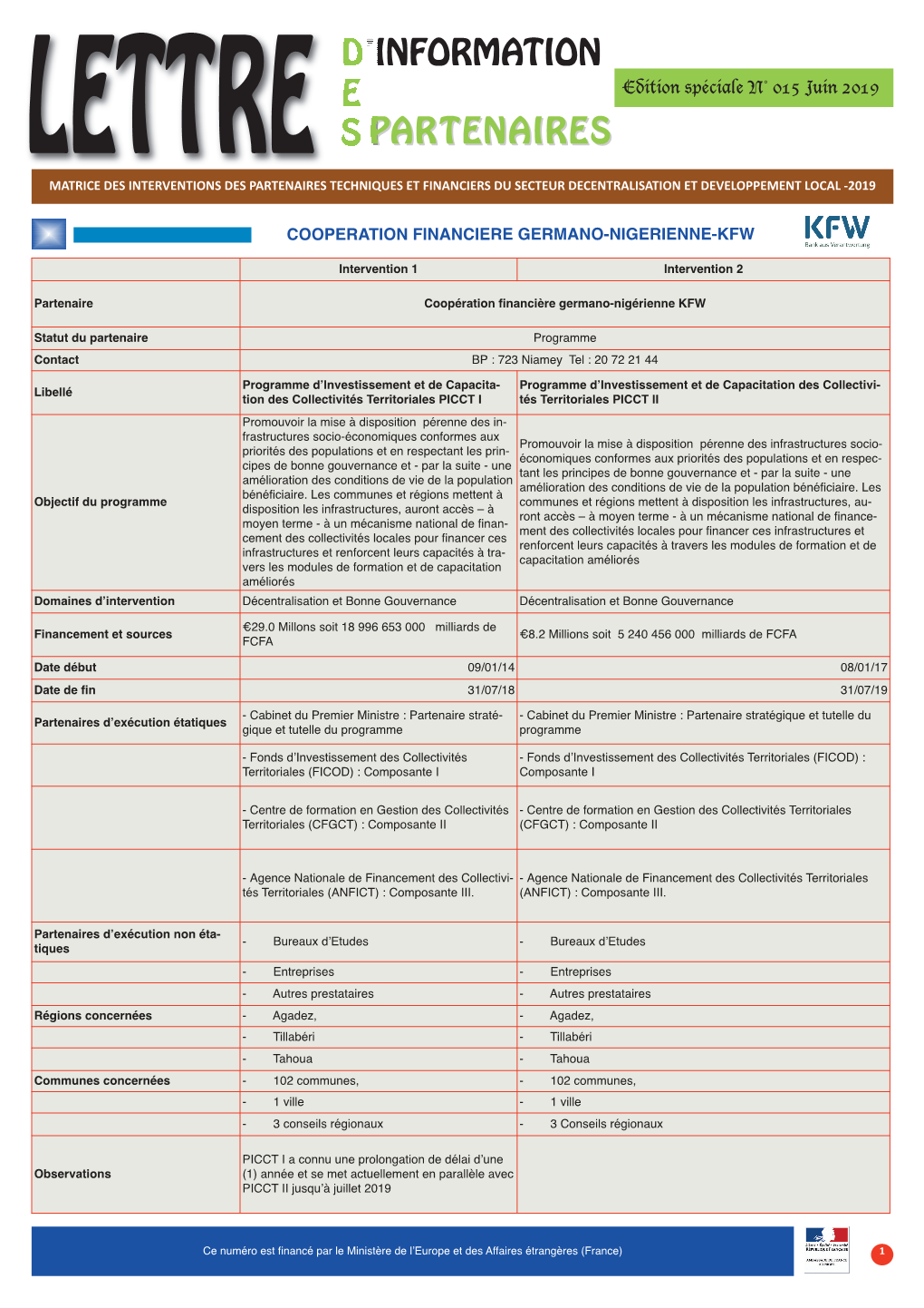 Partenaires D'information