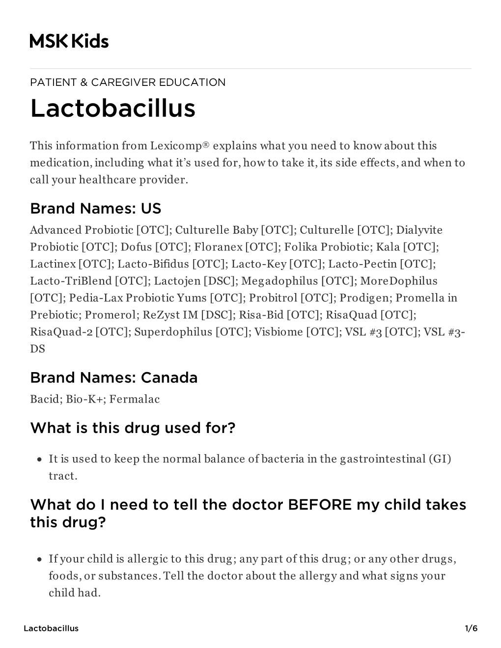 Lactobacillus