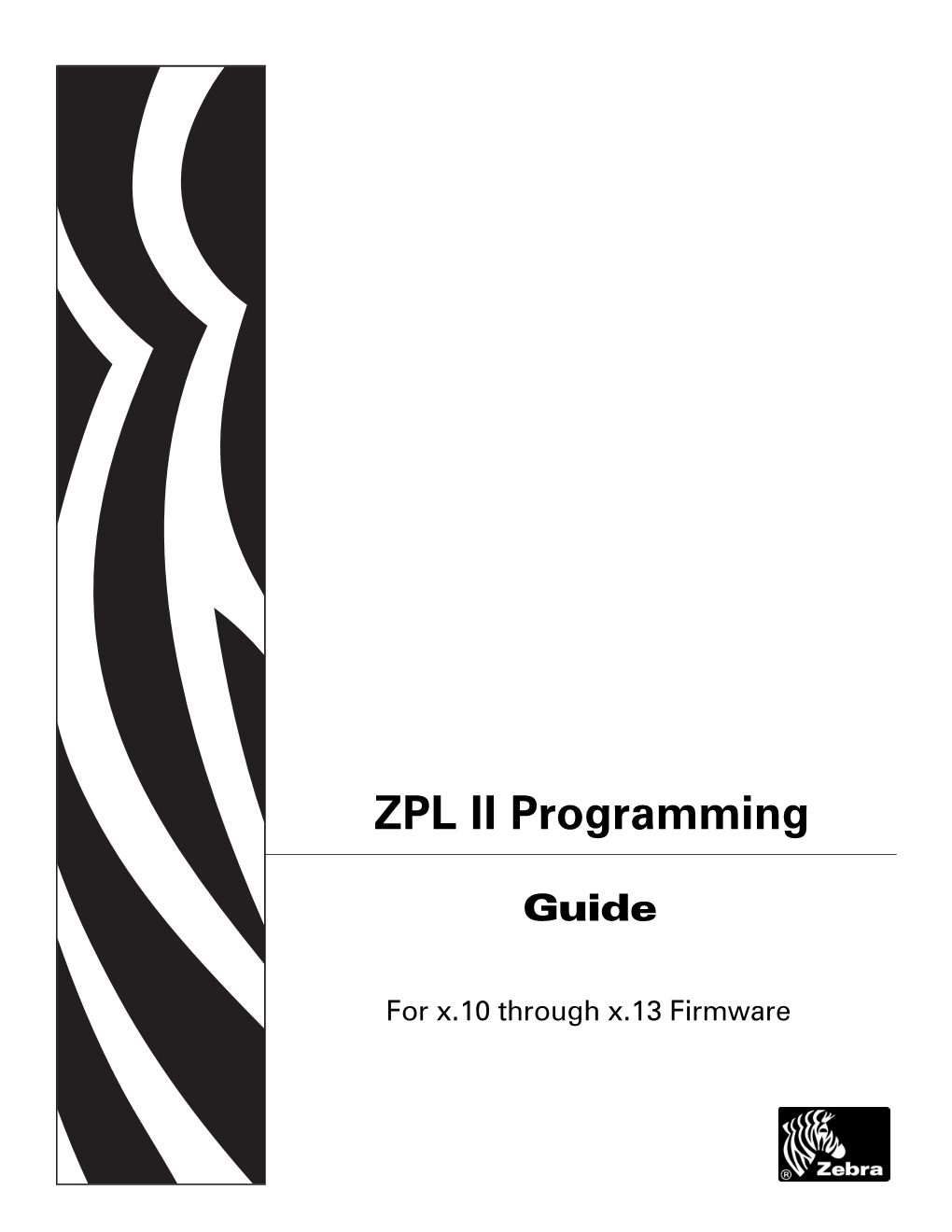 ZPL II Programming Guide 45541L-004 Rev