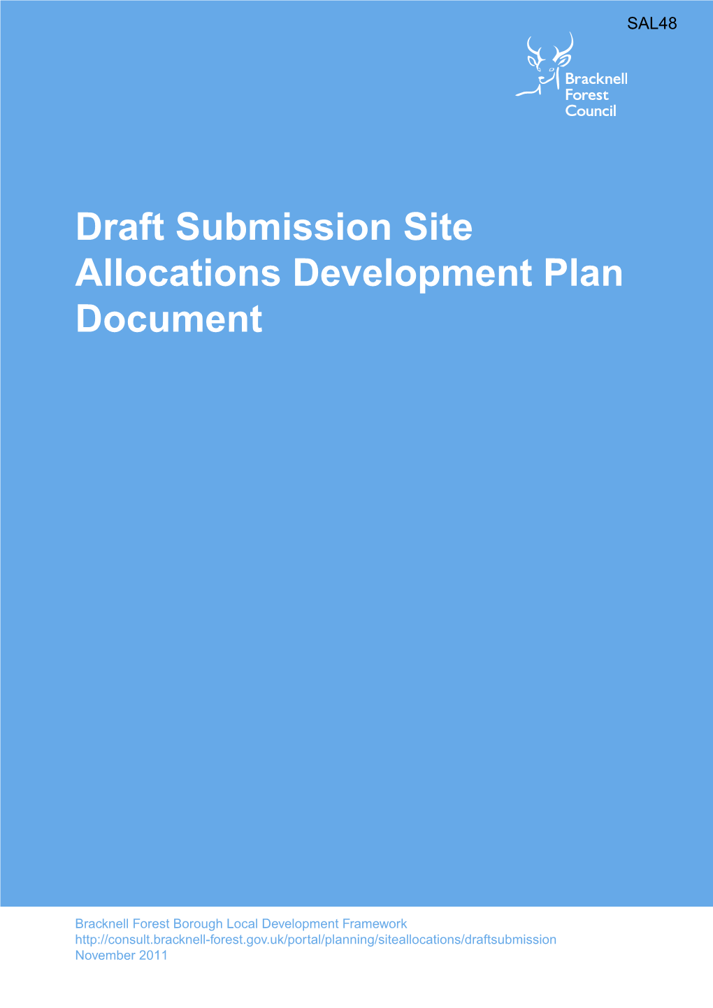 Draft Submission Site Allocations Development Plan Document