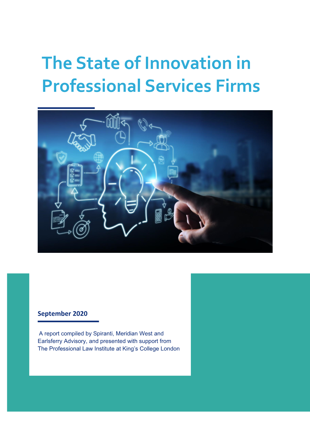 The State of Innovation in Professional Services Firms