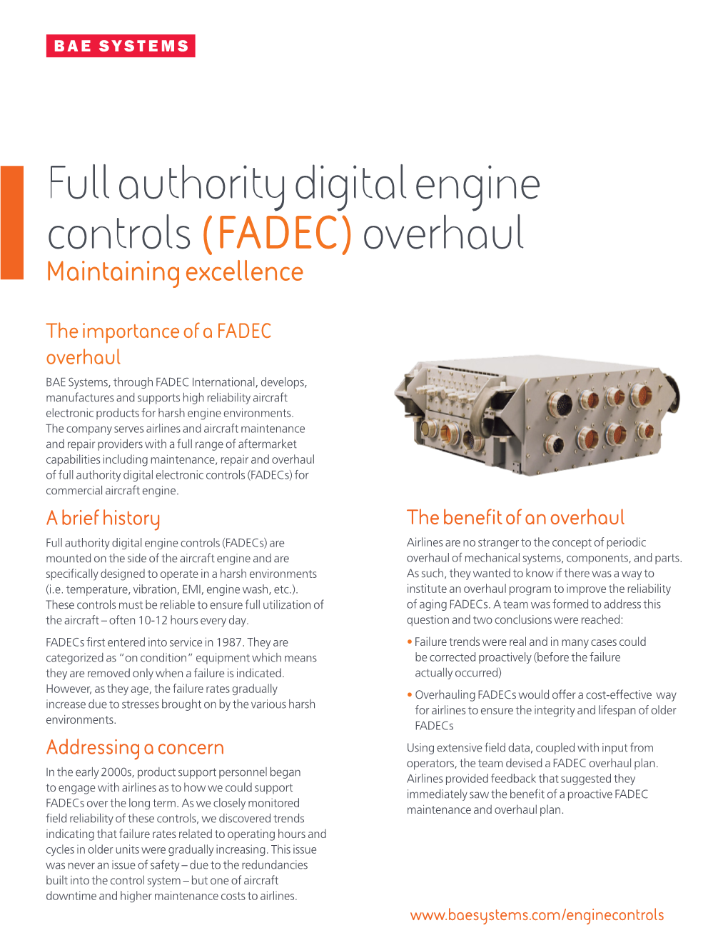 FADEC Infographic