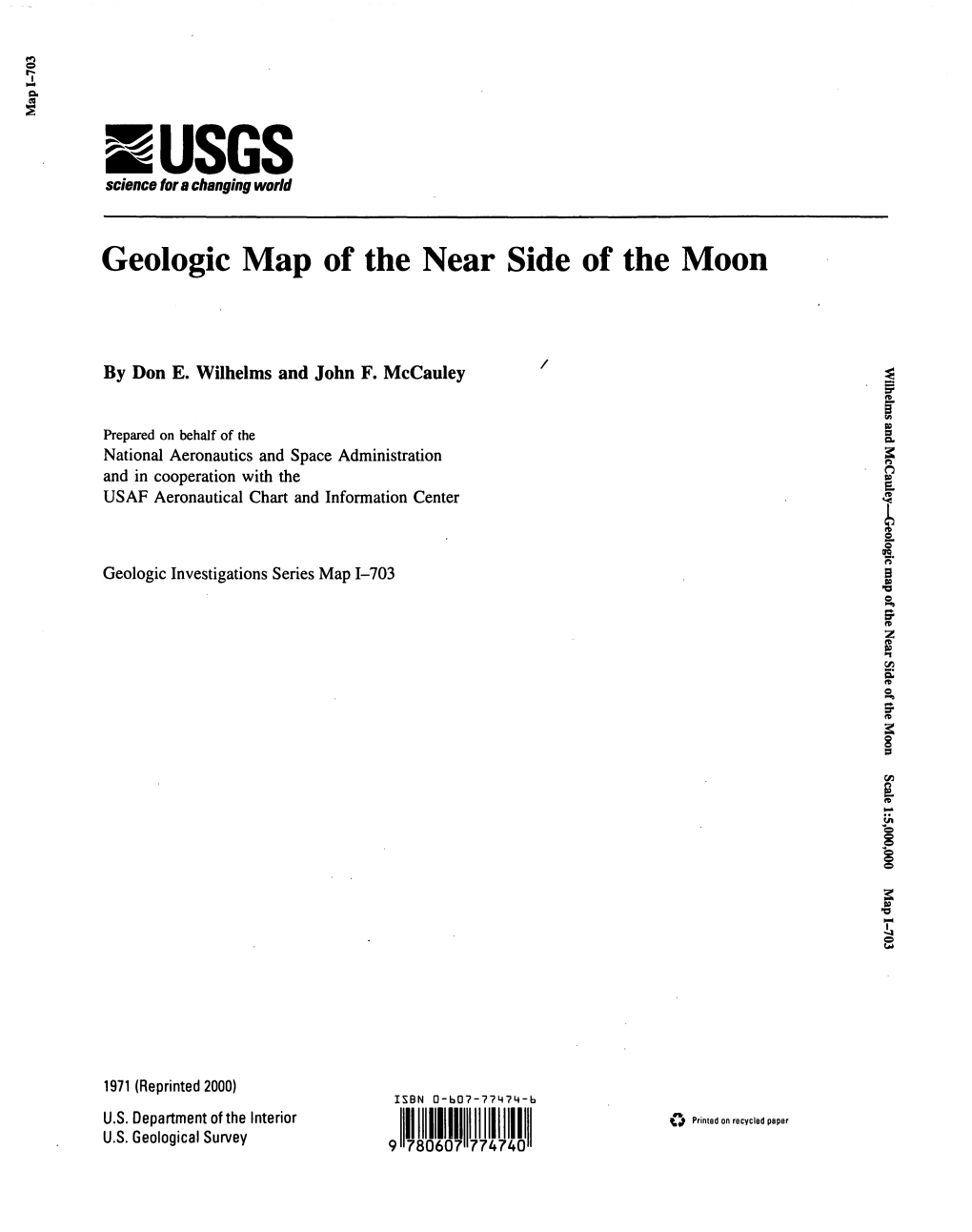 Geologic Map of the Near Side of the Moon