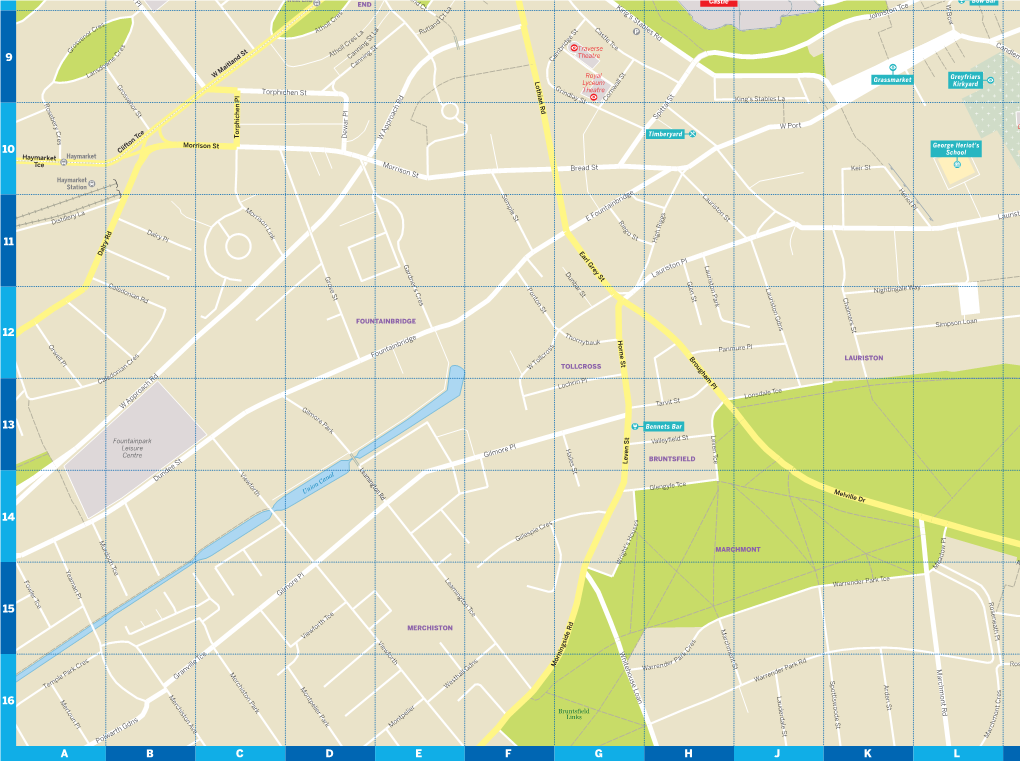 Edinburgh City Map 1 Preview