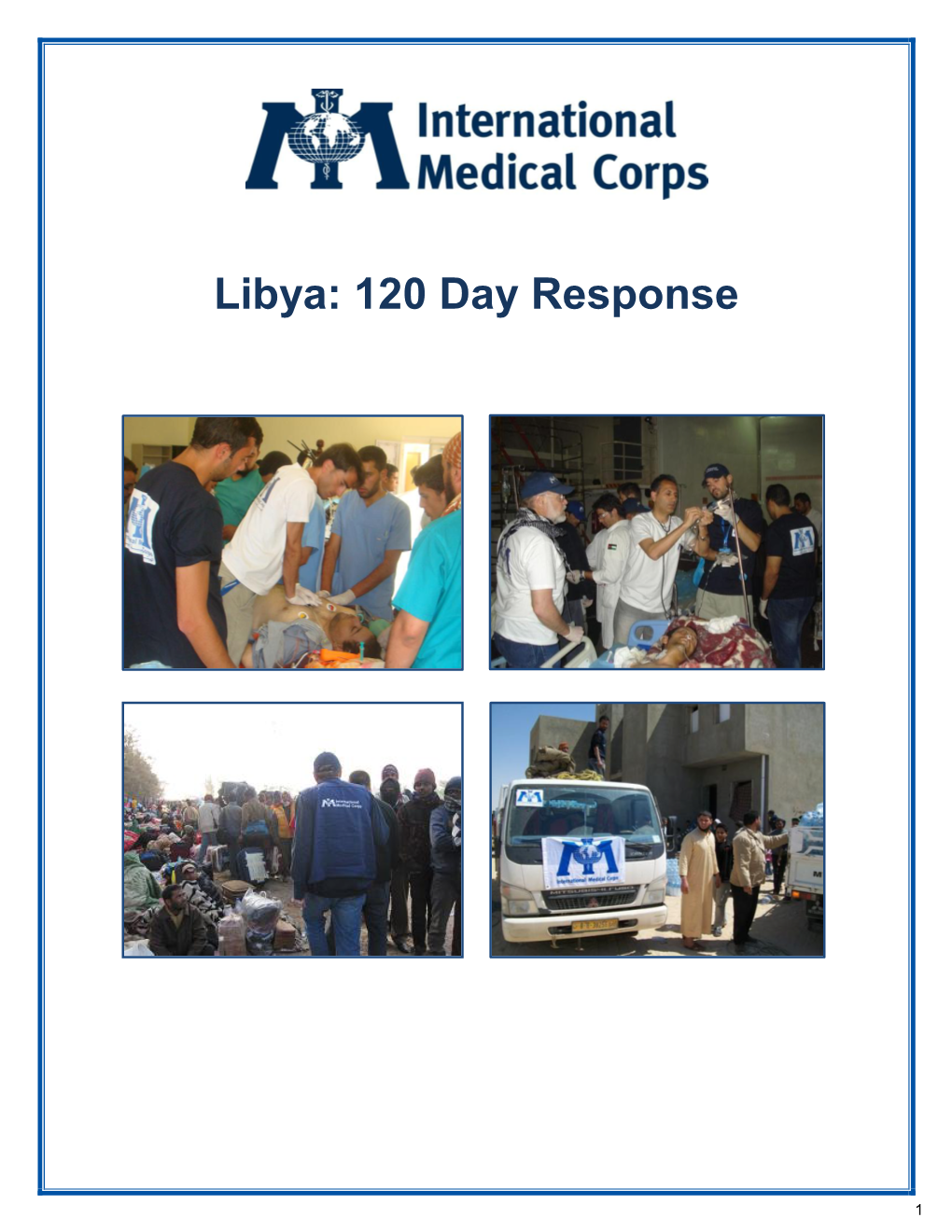 Libya: 120 Day Response