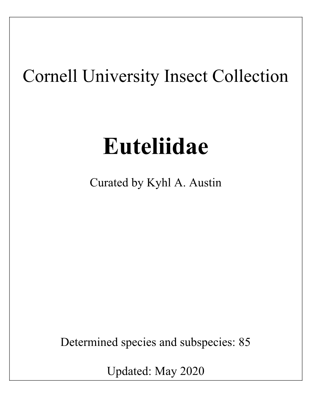 Euteliidae & Nolidae