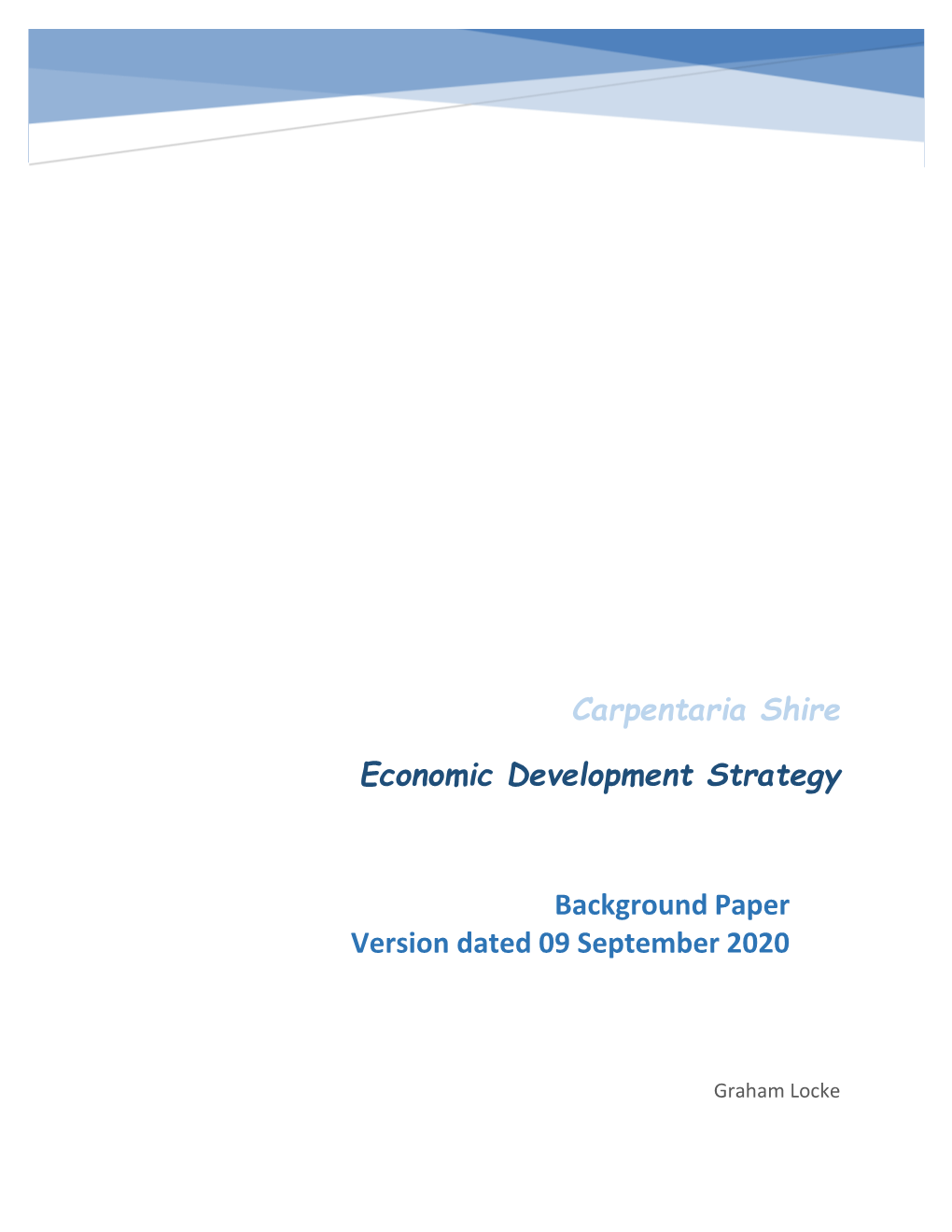 Carpentaria Shire Council Corporate Plan and Operational Plan