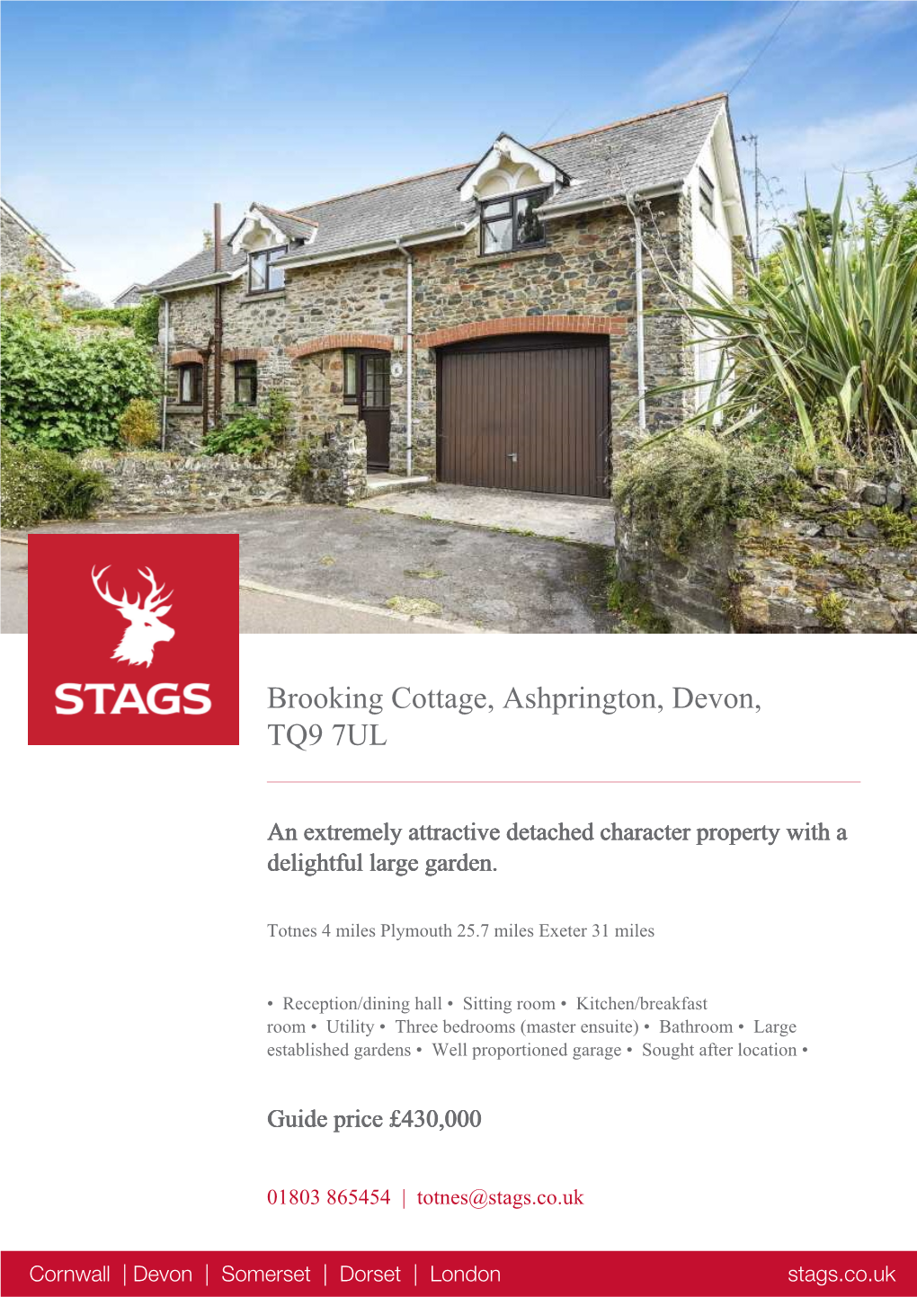 Brooking Cottage, Ashprington, Devon, TQ9 7UL