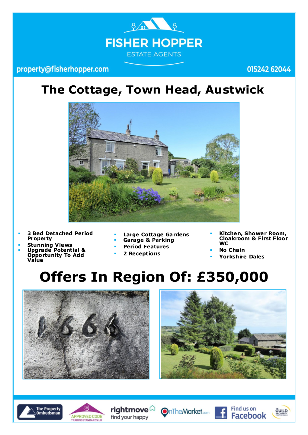 The Cottage, Town Head, Austwick Offers in Region Of: £350000