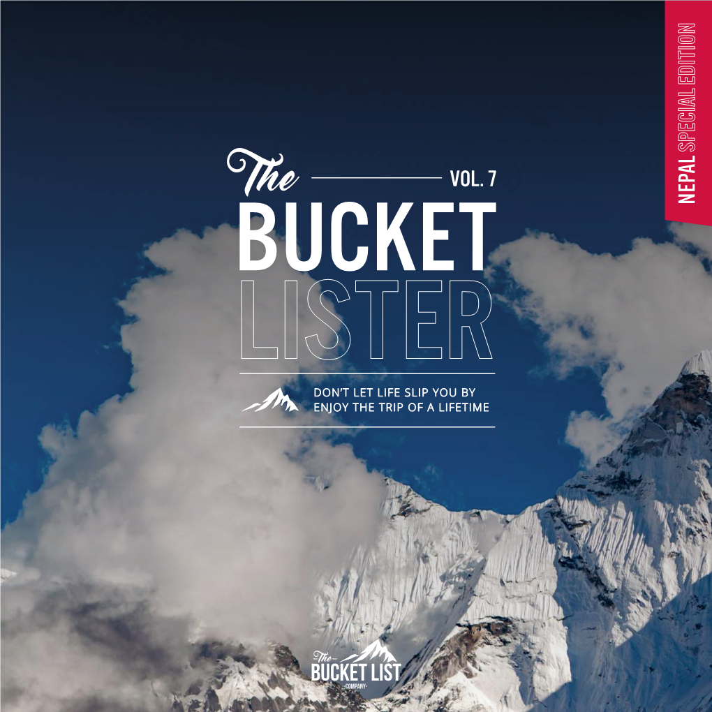 Vol. 7 Bucket Nepal Lister Contents