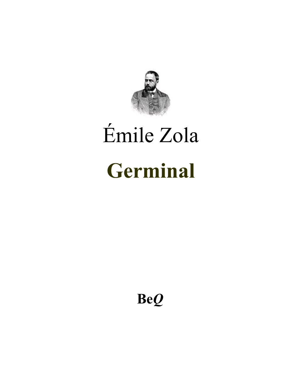 Émile Zola Germinal