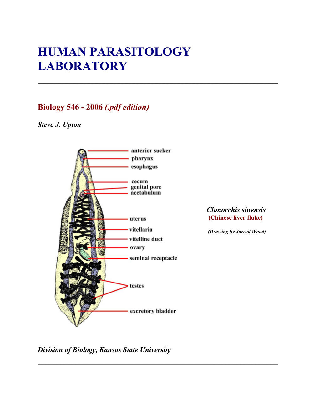 Human Parasitology Laboratory