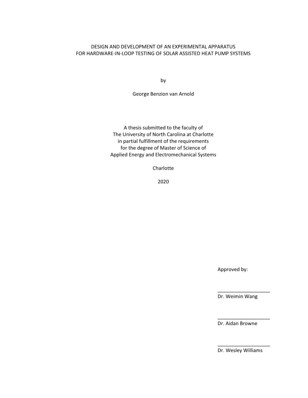 Design and Development of an Experimental Apparatus for Hardware-In-Loop Testing of Solar Assisted Heat Pump Systems