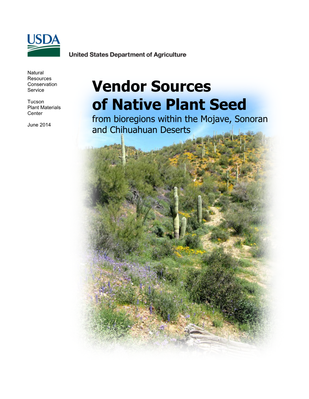 Vendor Sources of Native Plant Seed from Bioregions Within