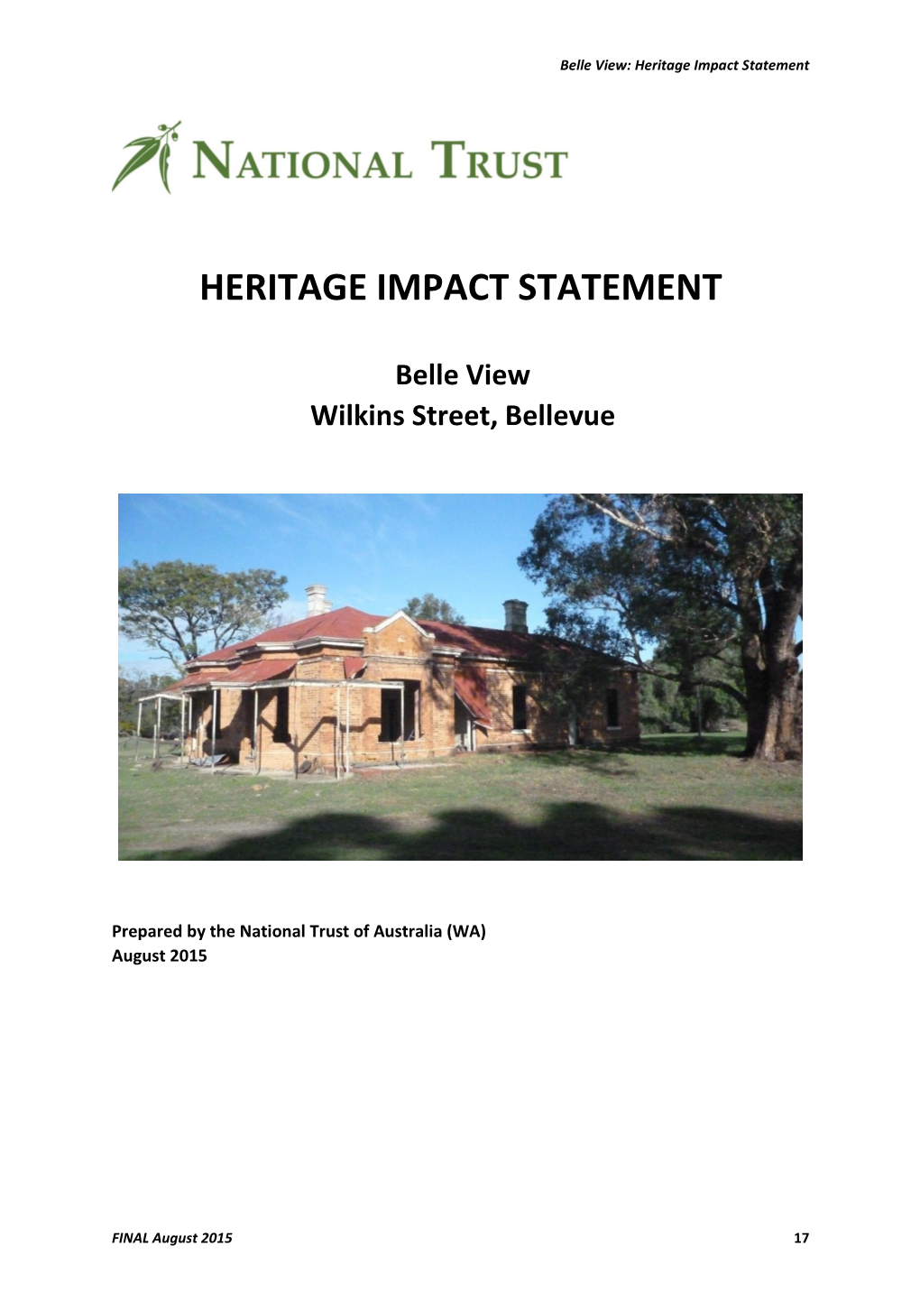 Heritage Impact Statement