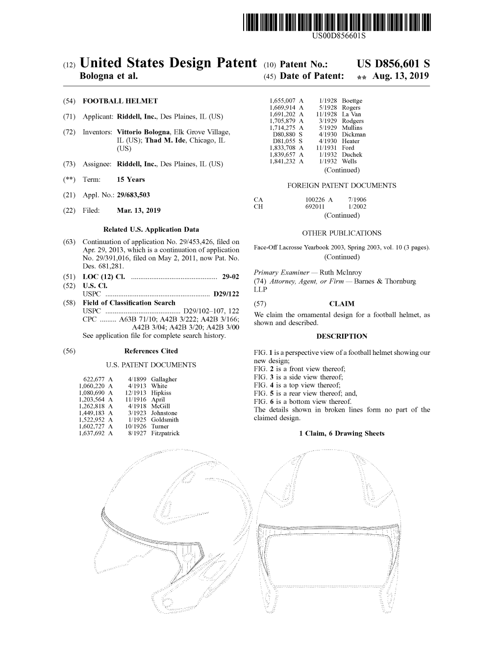 ( 12 ) United States Design Patent ( 10 ) Patent No