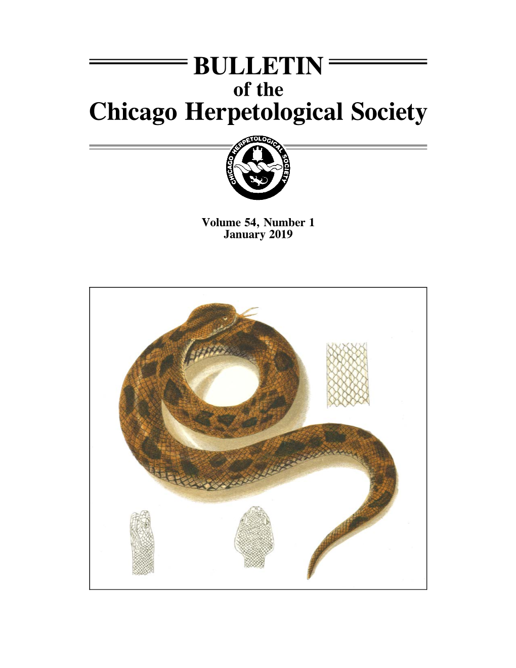 BULLETIN Chicago Herpetological Society