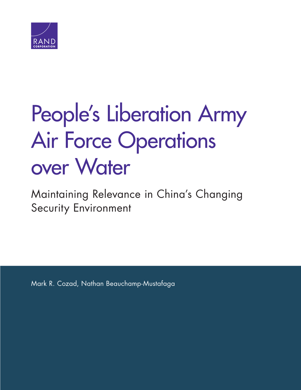 People's Liberation Army Air Force Operations